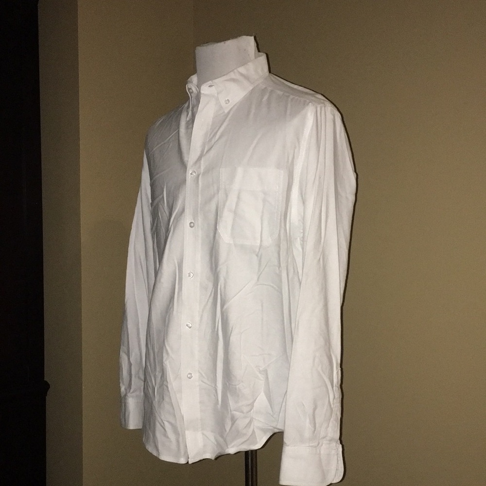 White Long sleeves shirt 42-44 L